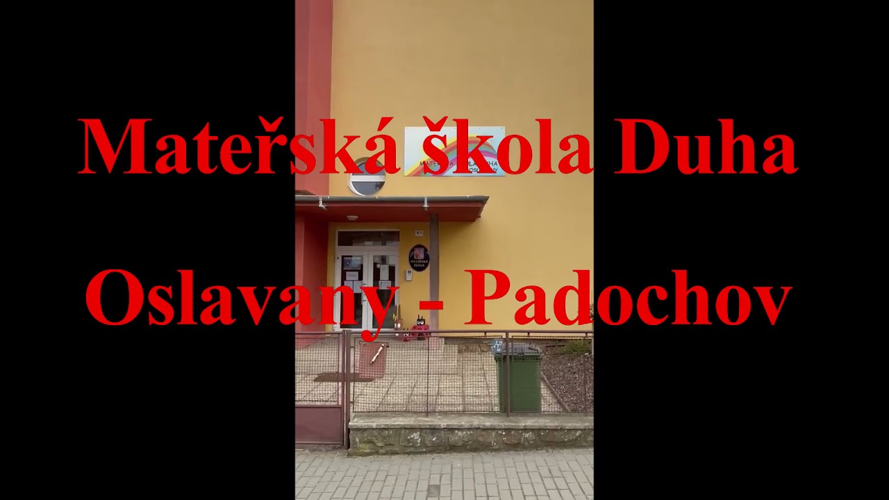 Mateřská škola duha Oslavany - Padochov On-line Den otevřených dveří 2021
