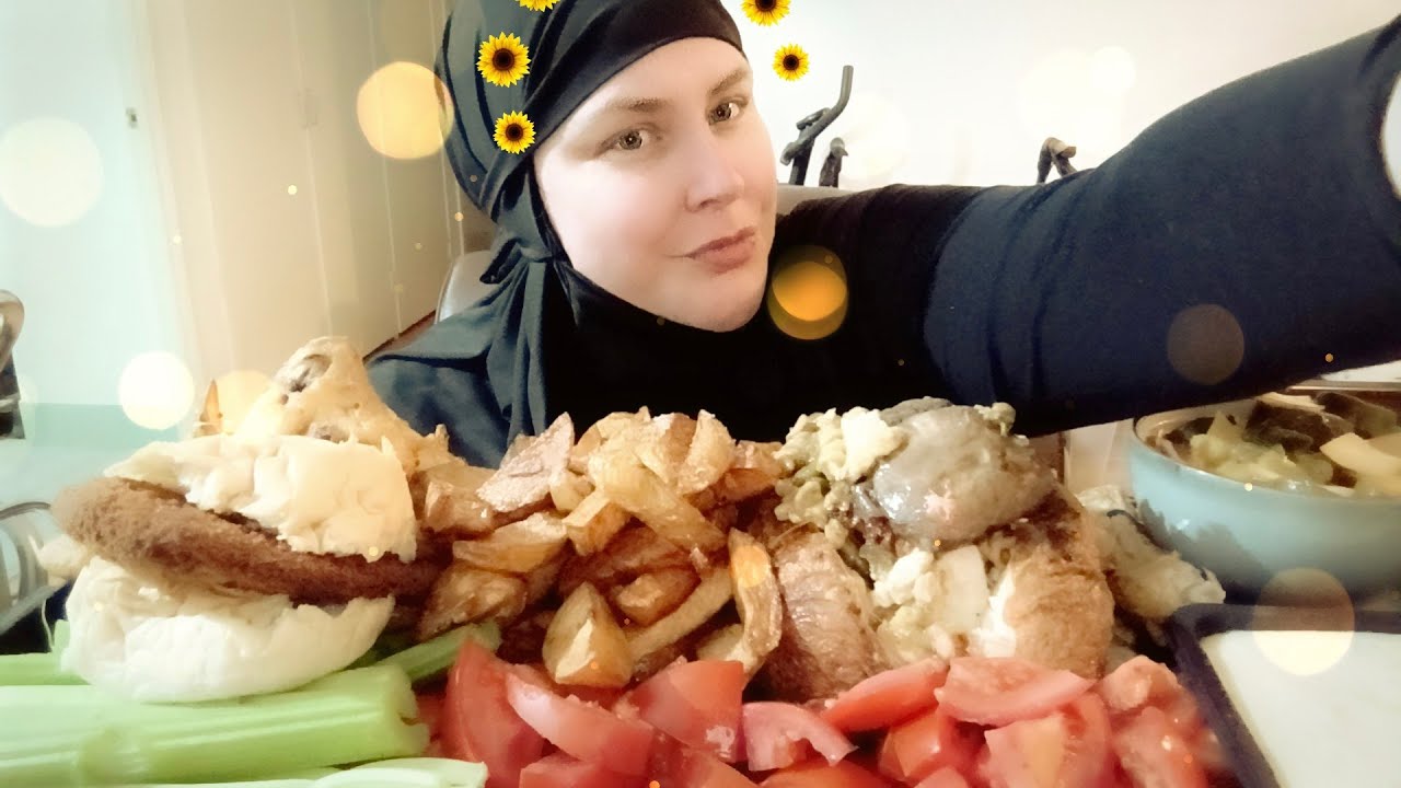 MUKBANG EATING MIDNIGHT SNACK 😋 MARYAM ❤️💛❤️💛❤️💛❤️💛❤️💛❤️💛