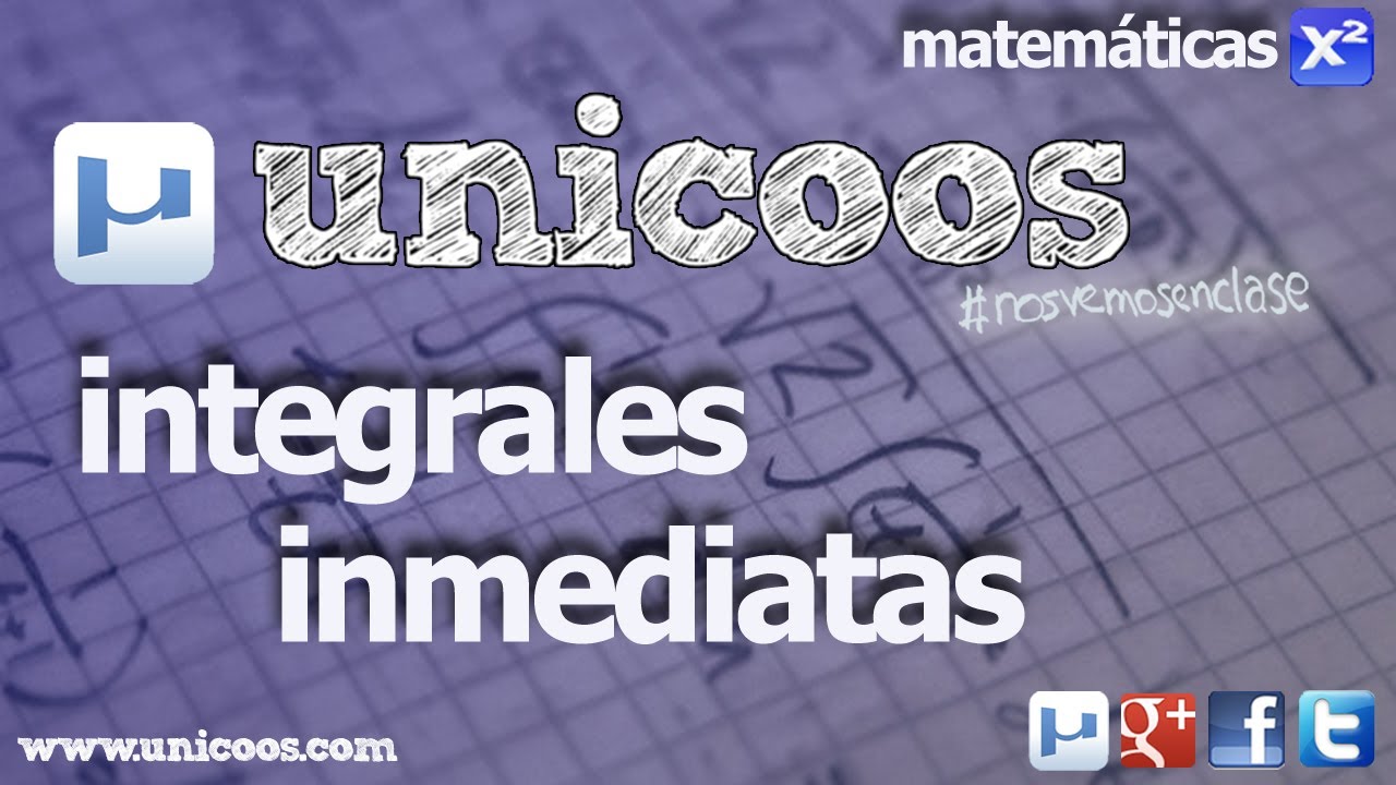 Integrales inmediatas y definidas BACHILLERATO