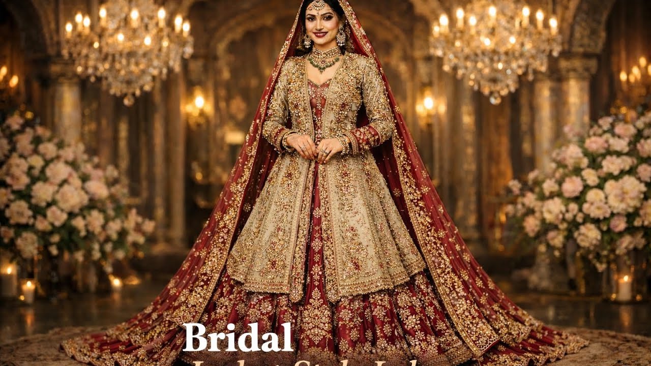💥2026 crop top lehenga with jacket style | latest lehenga design | party wear outfit | @Crafthacklab