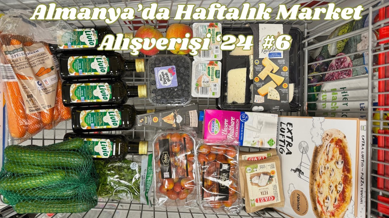 Almanya'da haftalık market alışverişi '24 #6 | Rewe, Netto, Metro Market (İlk kez)