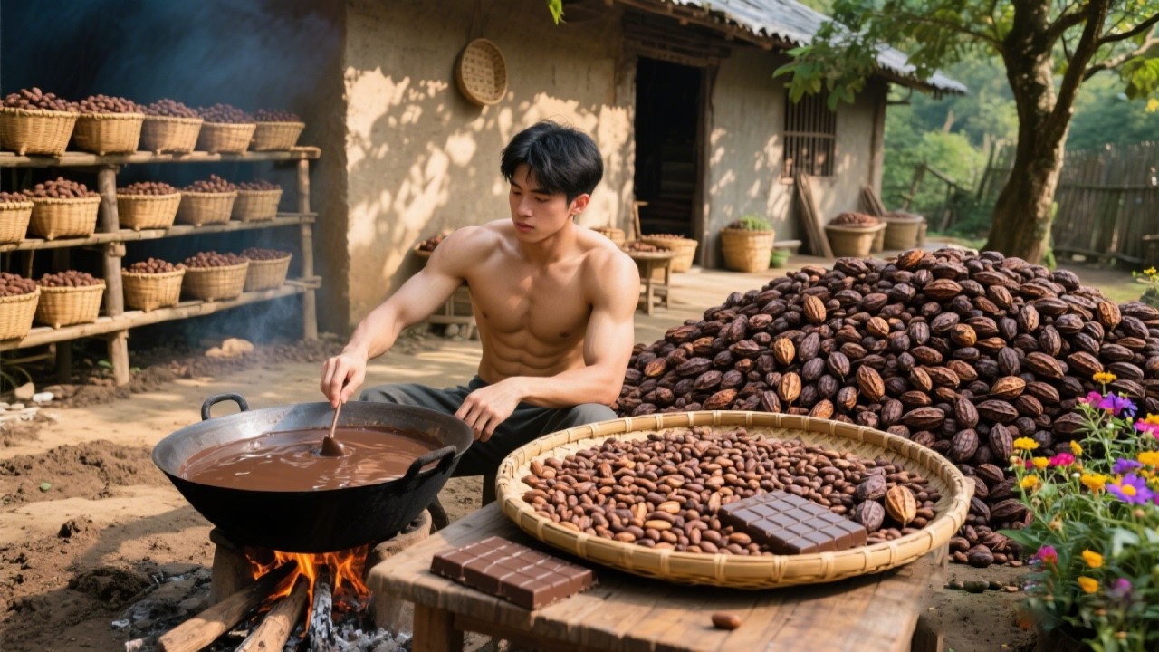 From cocoa pods to chocolate—it is a gift from nature.