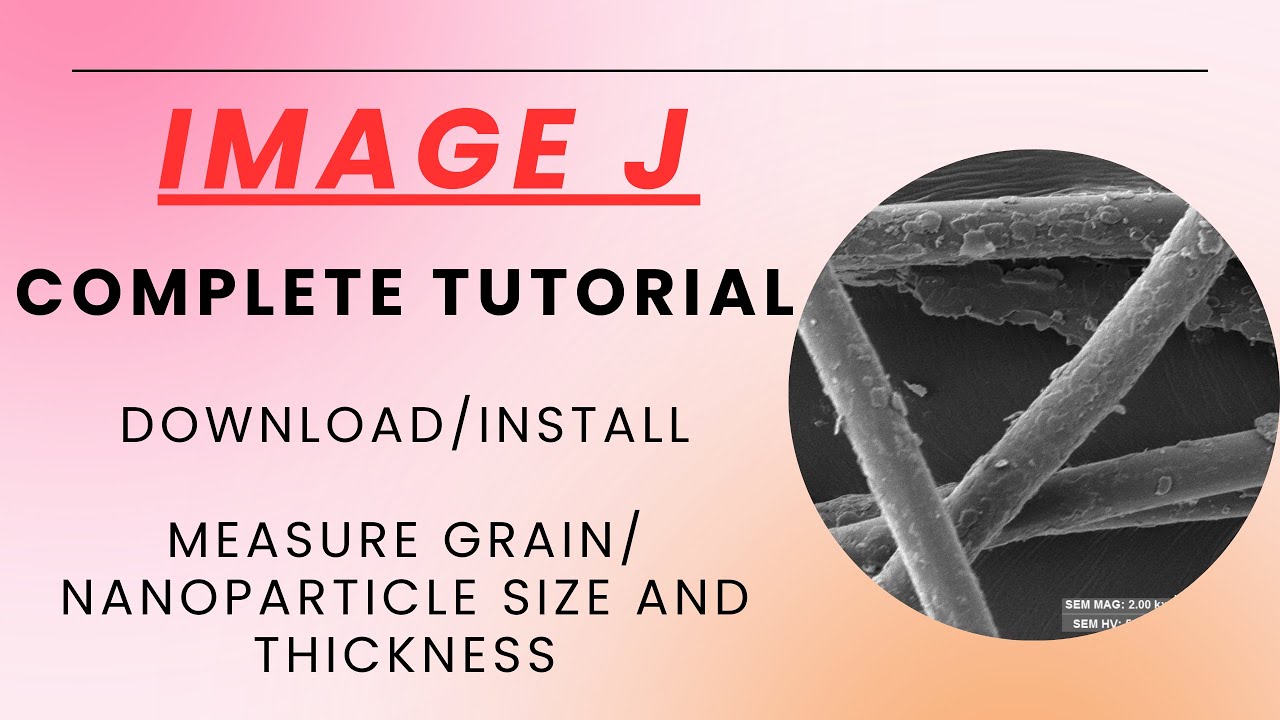 ImageJ Analysis Tutorial: Grain Size Distribution, Area, and Length Measurement #ImageJ #materials