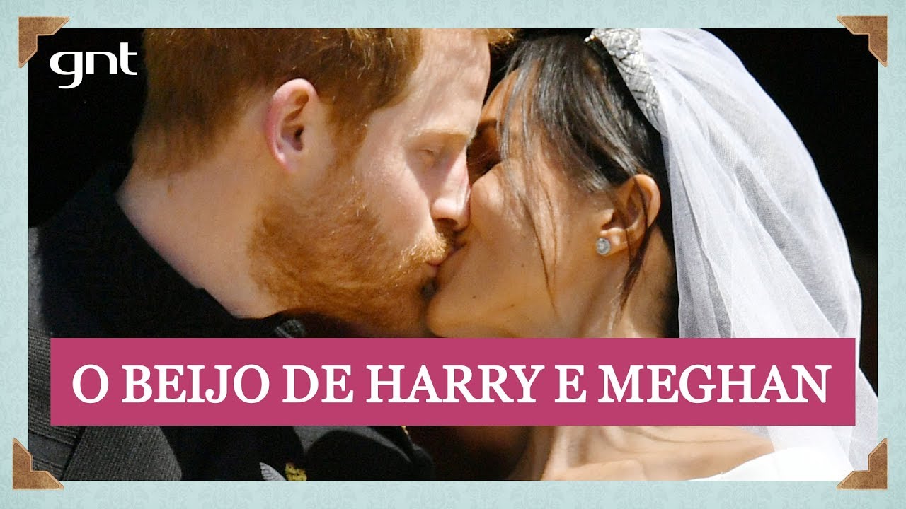 Teve beijo! Meghan e Harry demonstram carinho ao fim da cerimônia | Casamento Real
