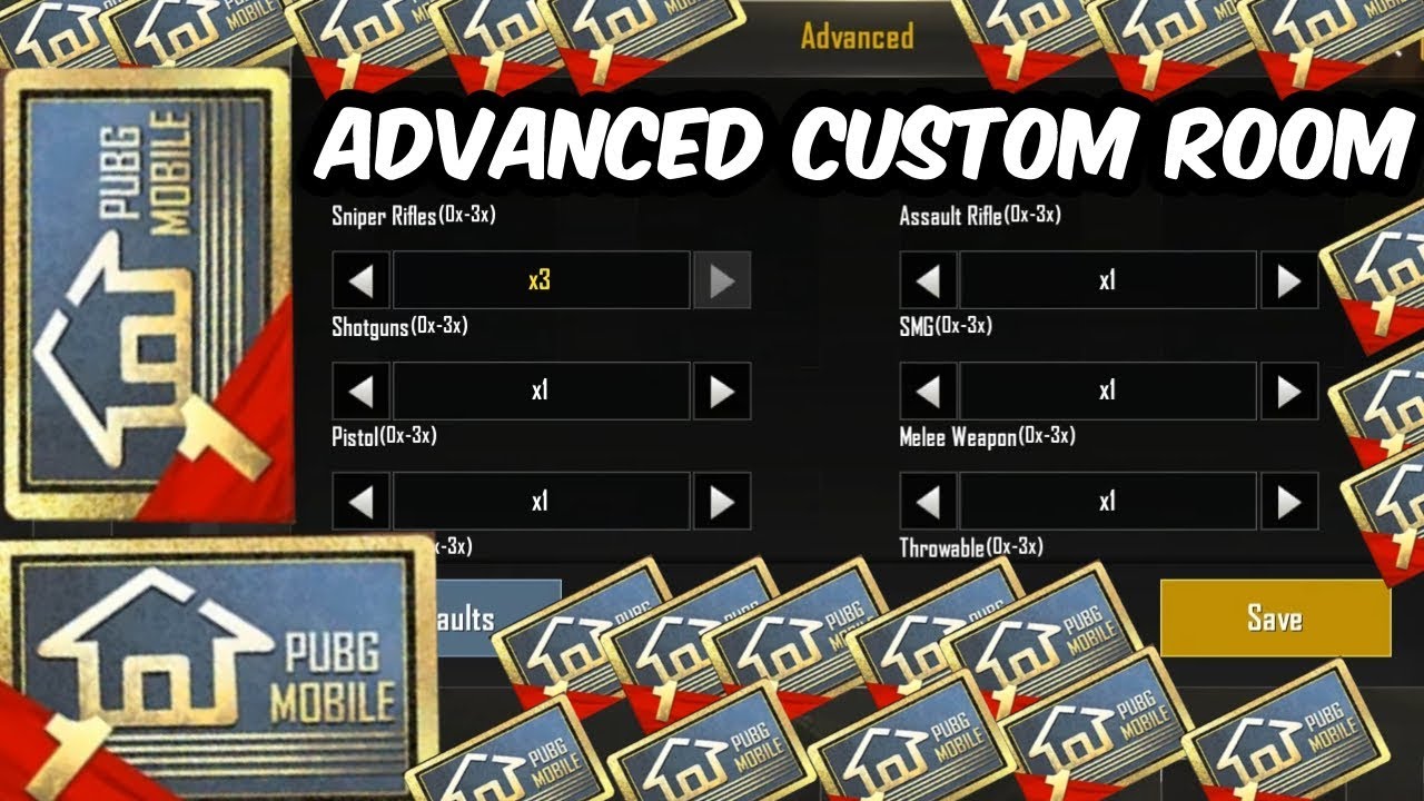 WHAT IS ADVANCED CUSTOM ROOM IN PUBG MOBILE