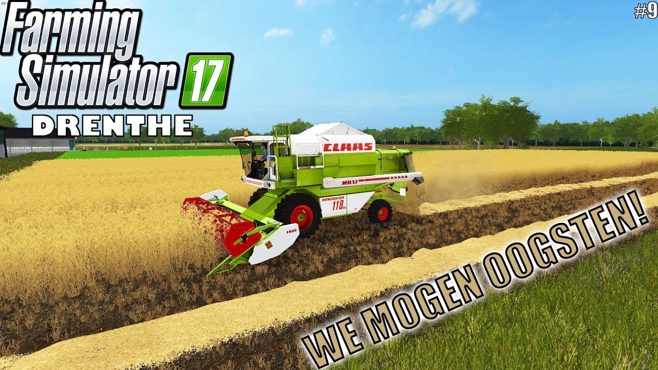 'WE MOGEN OOGSTEN!' Farming Simulator 17 Drenthe #9