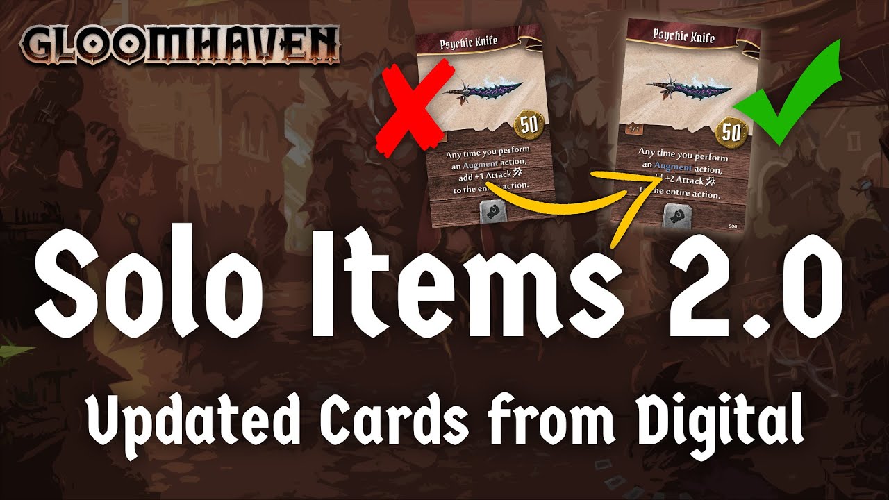 New Solo Scenario Rewards for Gloomhaven!