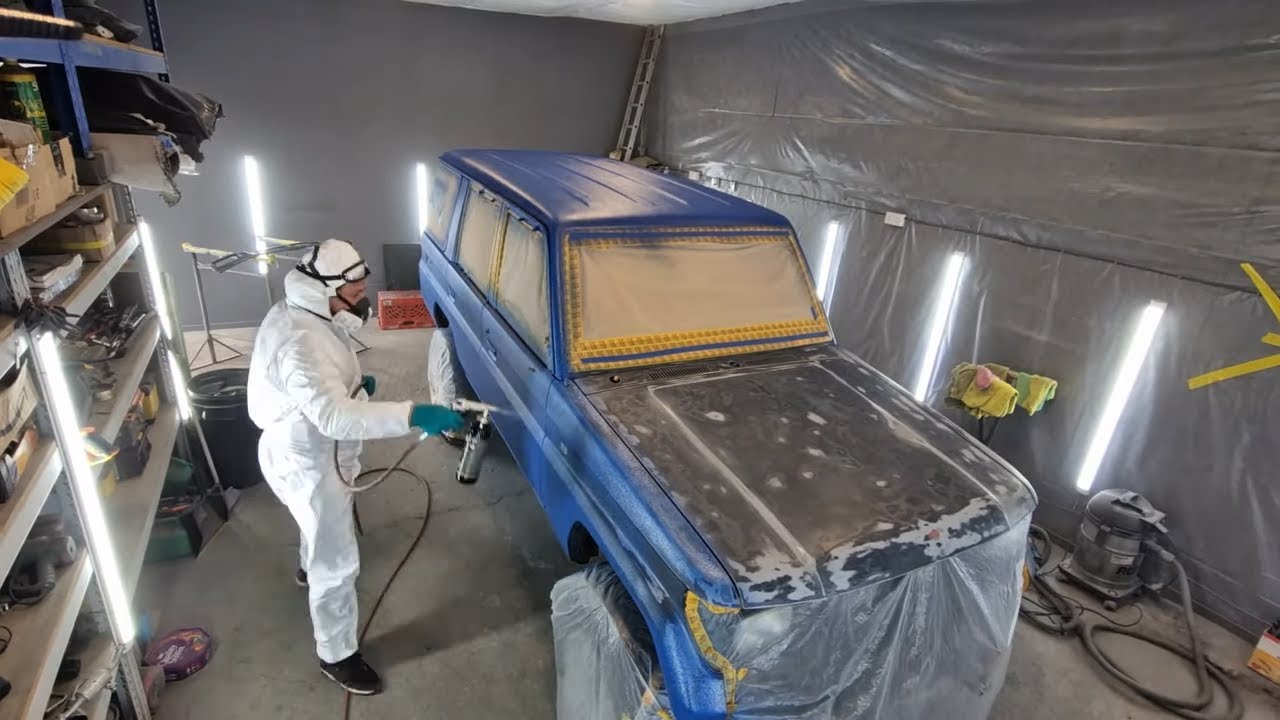 Part 3. Raptor Coating my Toyota Land Cruiser 78