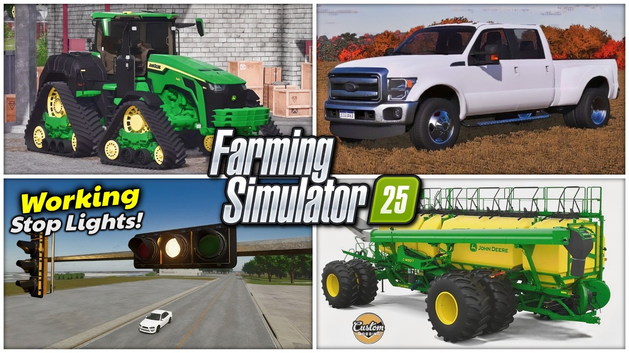 Новости Farm Sim &mdash; 8R540, F350, рабочие светофоры и многое другое! | Farming Simulator 25