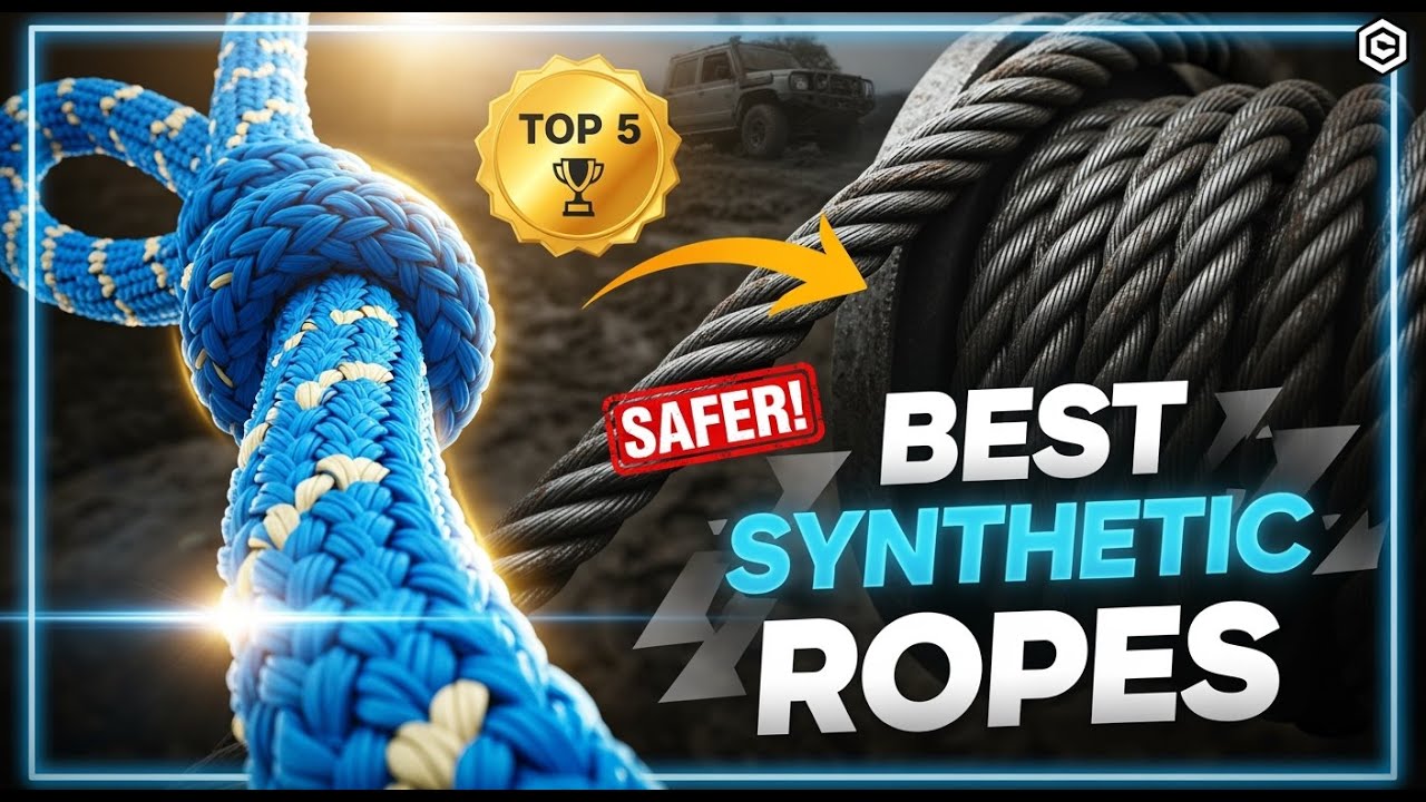 TOP 5 Best Synthetic Winch Ropes 2026 | A Lighter, Safer Alternative to Steel Cable.