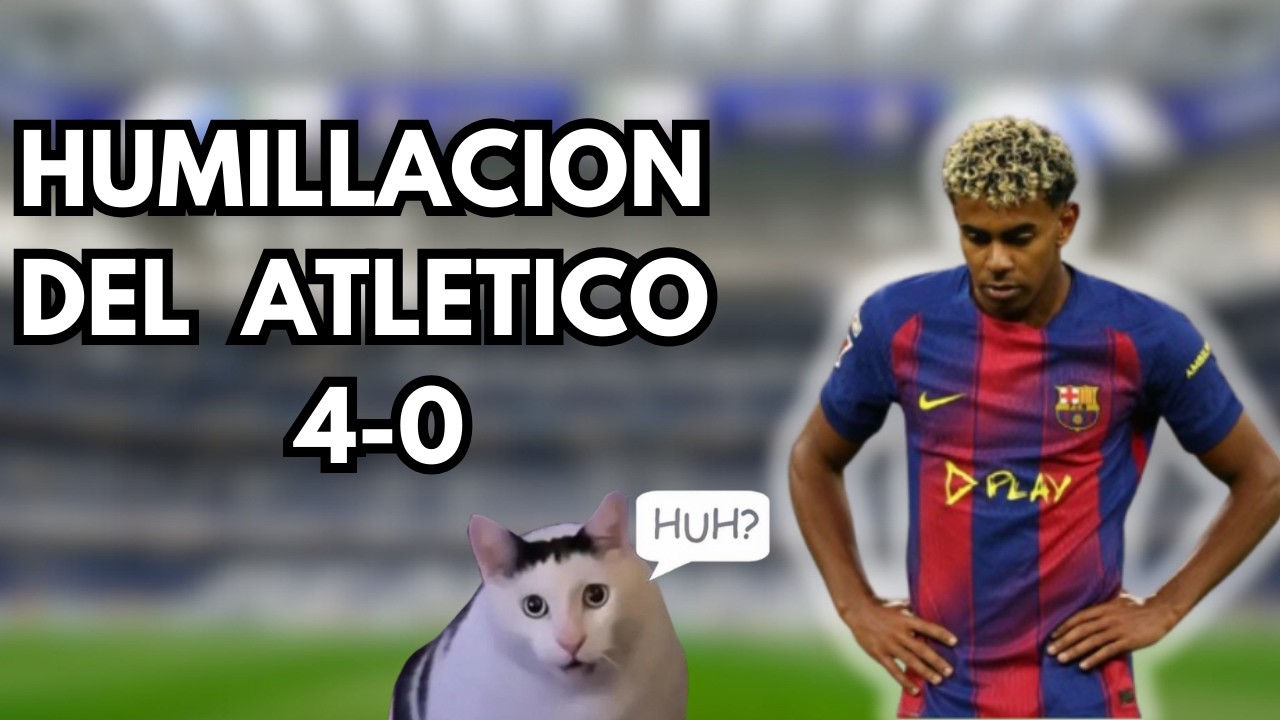 ATLETICO HUMILLA al BARCELONA en la COPA DEL REY