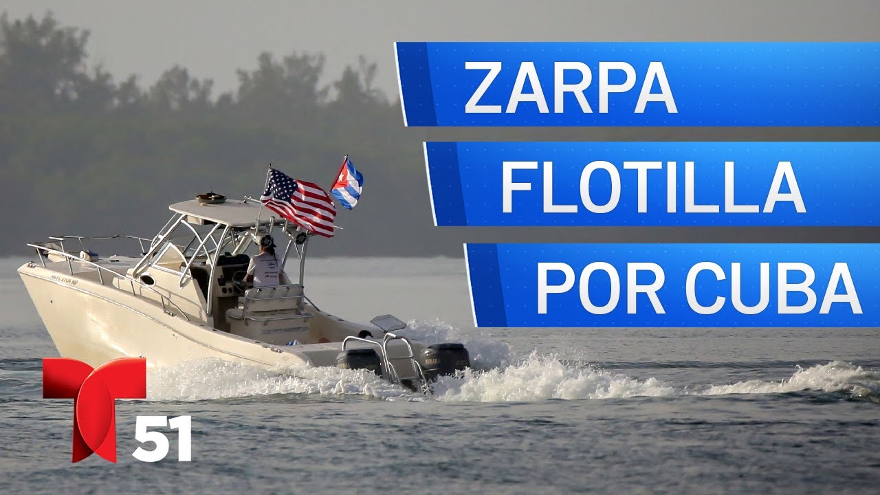 Zarpa flotilla en apoyo al pueblo de Cuba