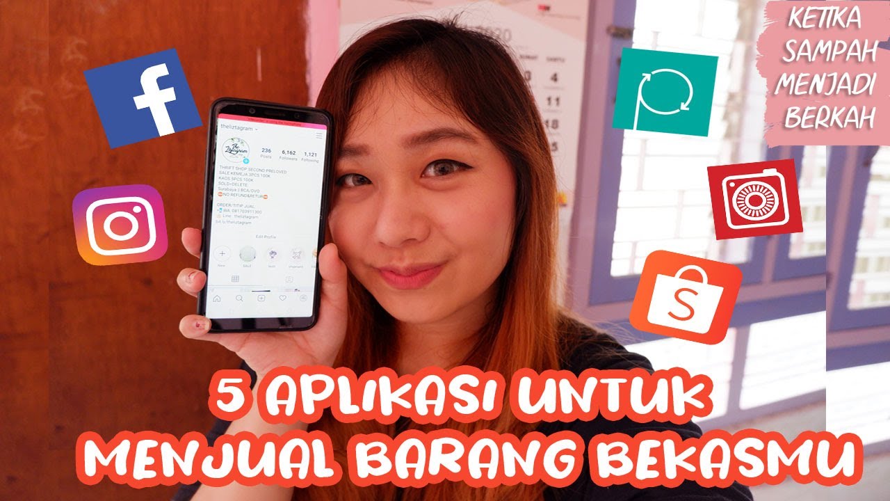5 APLIKASI ONLINE SHOP TEMPAT MENJUAL BARANG BEKAS / PRELOVED