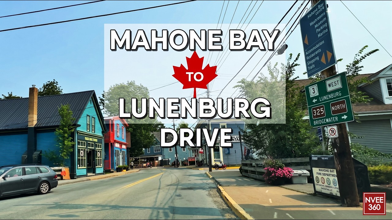 Ep 11 Mahone Bay to Lunenburg | Nova Scotia Road Trip | East Coast Canada Road Trip