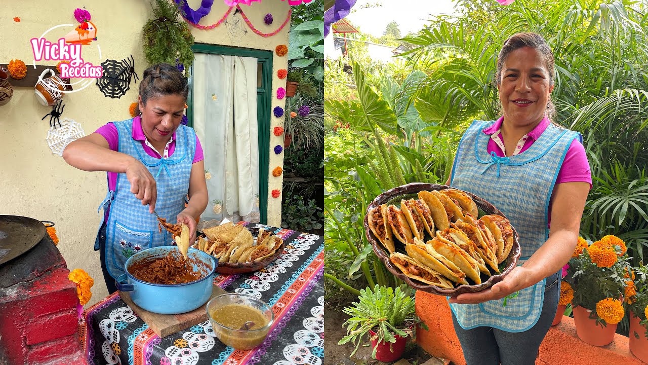 🤑 Así se Hacen Las Quesadillas Fritas de Adobada Más Sabrosas, Para Negocio Se Venden Mucho