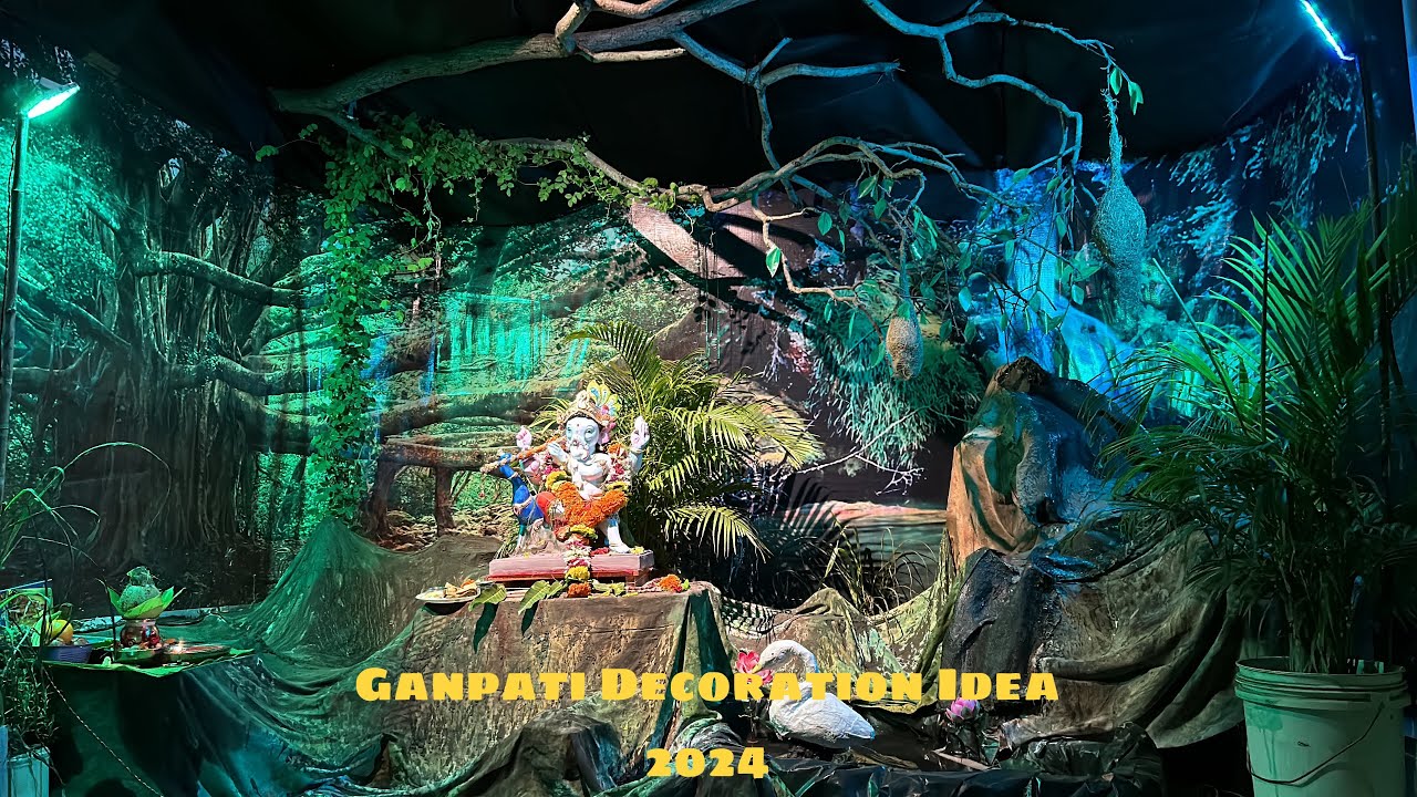 Best Ganpati Decoration idea 2024