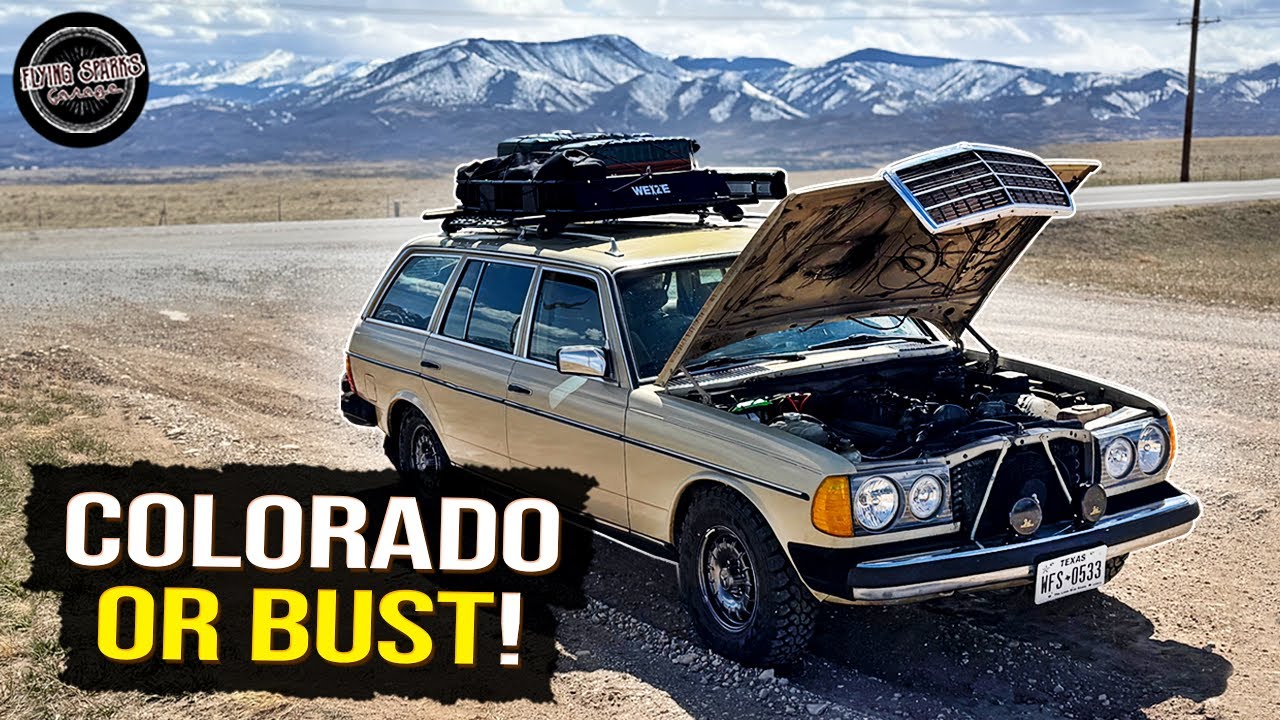 Will it drive 800 miles?! Diesel Mercedes adventures!