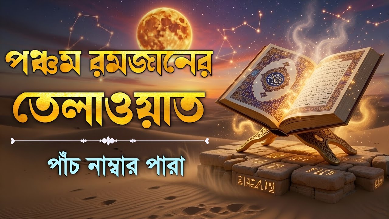 ৫ম পারা কুরআন তিলাওয়াত রমজান২০২৬ | Para 5 Juz Full Recitation |Ramadan Special | Qari Alaa Aqel