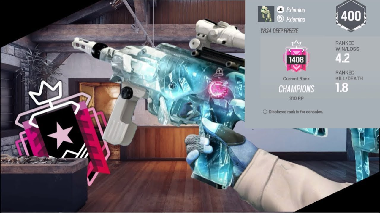 HOW A TOP CHAMP LEVEL 400 WITH 1.8KD PLAYS RANKED OPERATION DEEP FREEZE (RAINBOW SIX SIEGE PS5/XBOX)