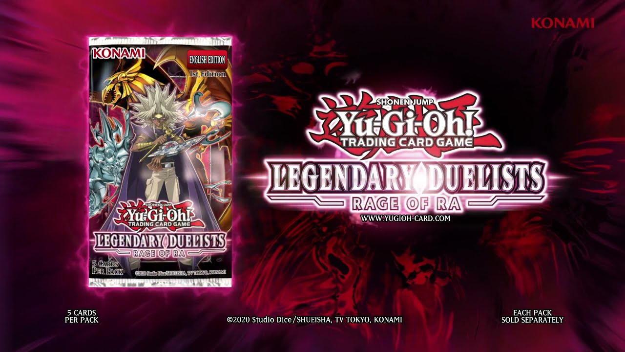 Yugioh Konami Commercial Legendary Duelists Rage of Ra TCG