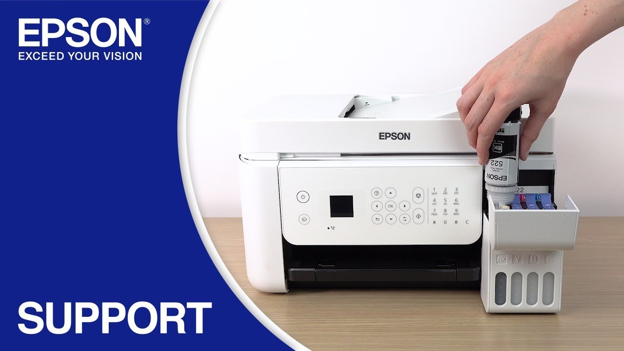 Epson EcoTank ET-4800 | Filling the Ink Tanks