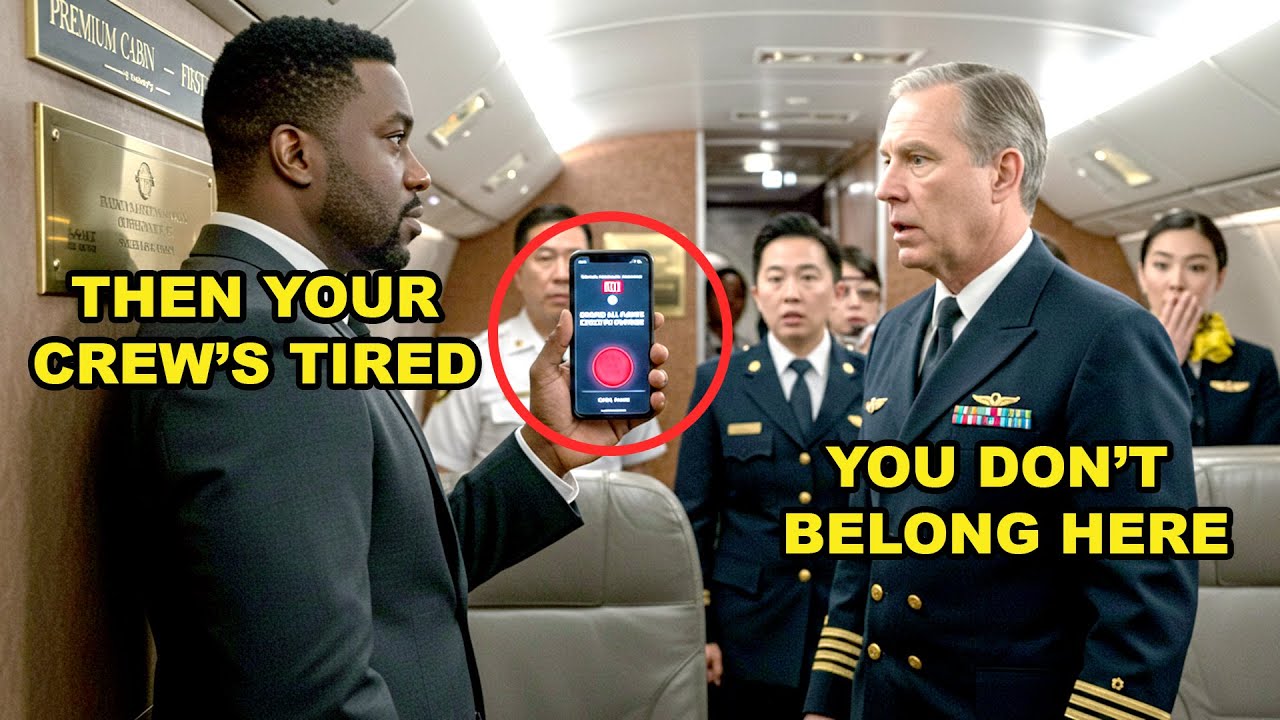 Black CEO Denied First Class Seat - 12 Minutes Later, He Grounds the Plane and Fires the Pilot