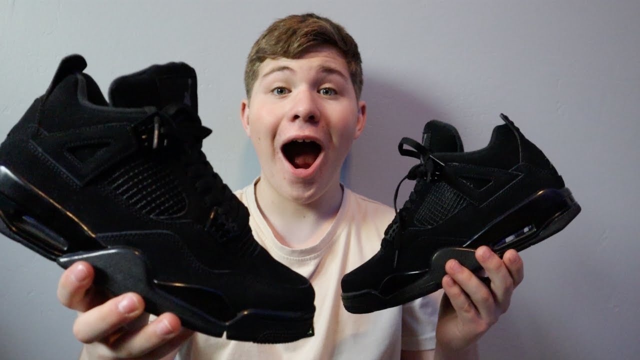 (ASMR) Jordan 4 Black Cat (ua) | BINAURAL ASMR