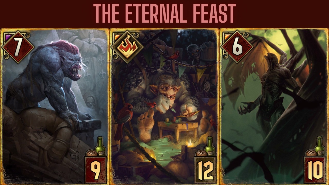 Gwent | Shupe Beasts ft. Striga & Dettlaff | Monster Hunger Deck #gwent #gwentmonster