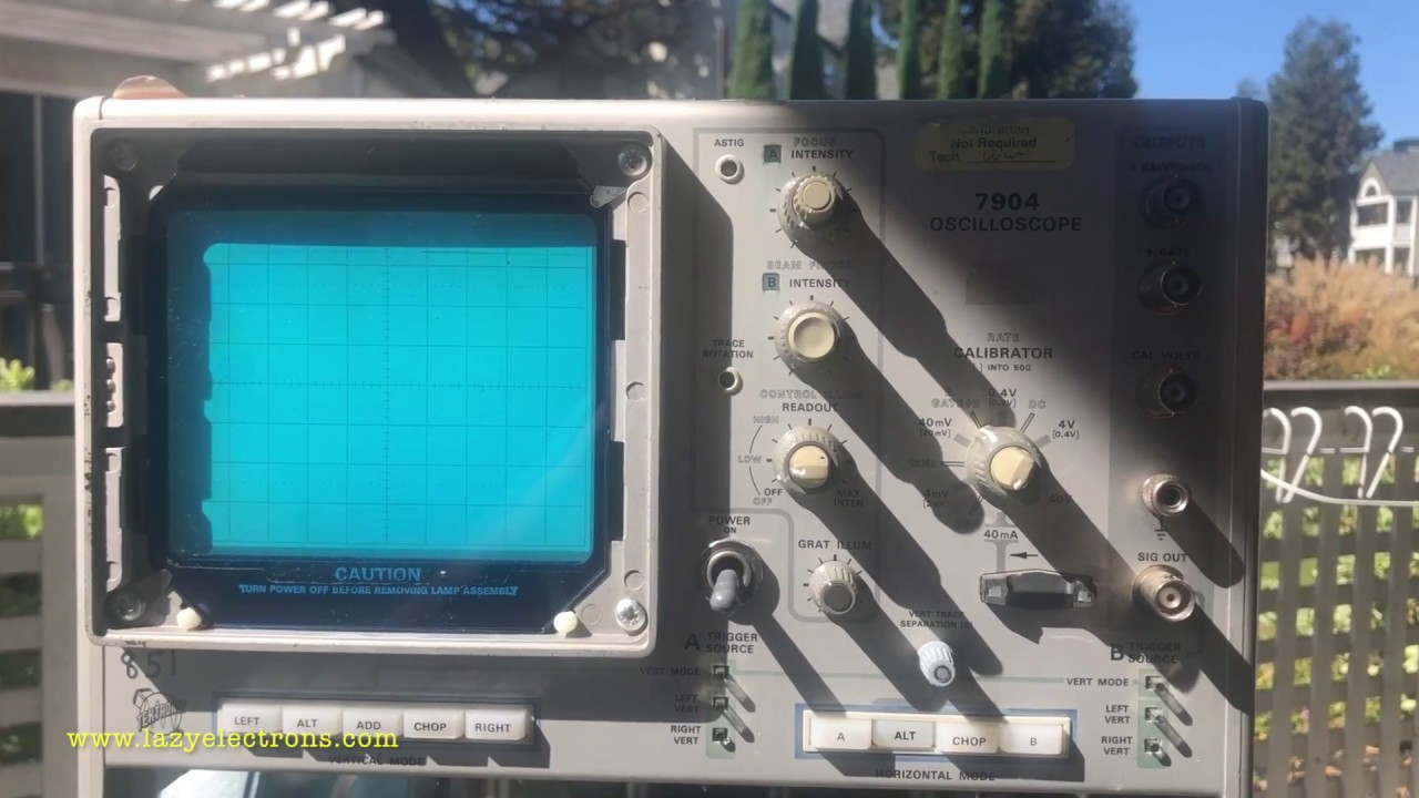 Tektronix 7904 Oscilloscope - Power Supply Repair/ Overview