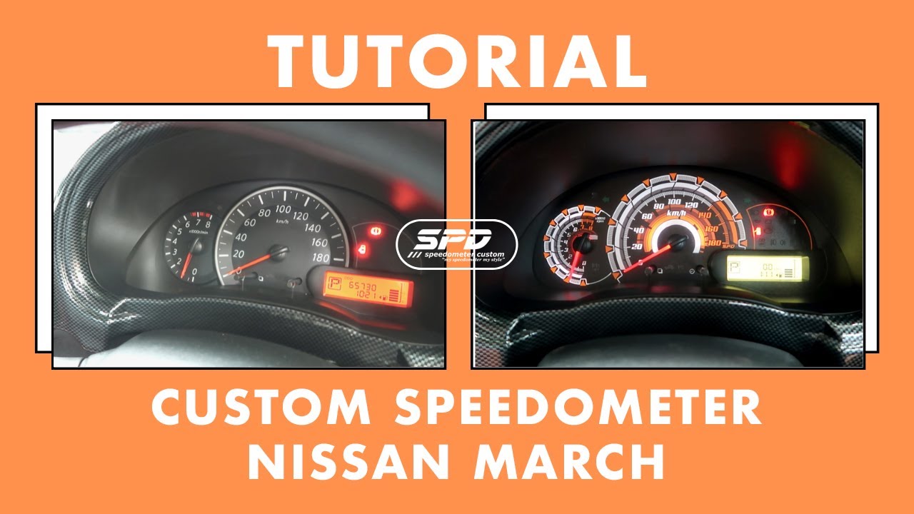 Tutorial Instalasi dan Custom Speedometer Nissan March - SPD Speedometer
