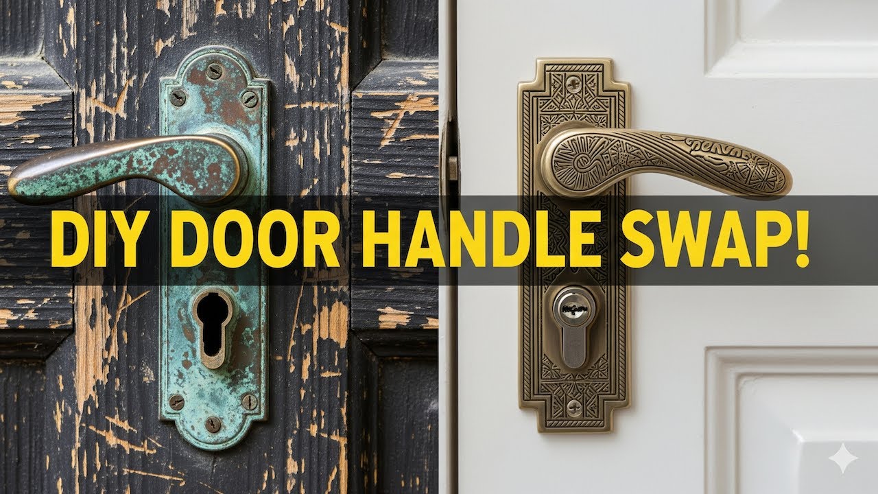 How to replace a new door handle 