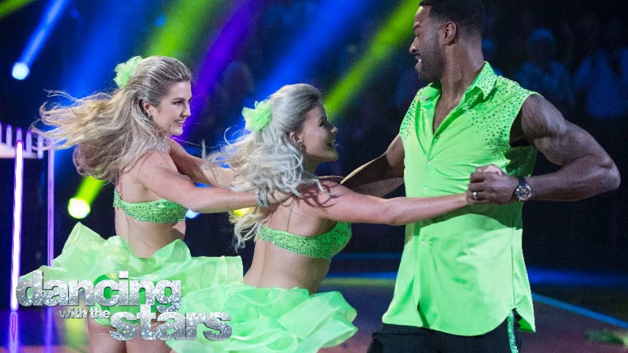 Calvin Johnson Jr. and Lindsay Arnold Trio Salsa w/Witney Carson (Week 10) | Dancing With The Stars