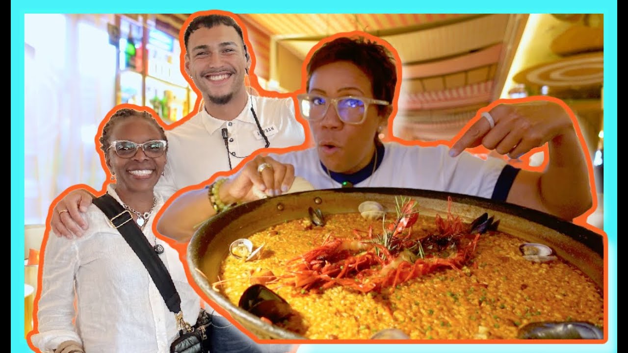 🦐🇪🇸 PAELLA w/most luxurious shrimp | Barcelona #vlog #gotasteandsee #spain 