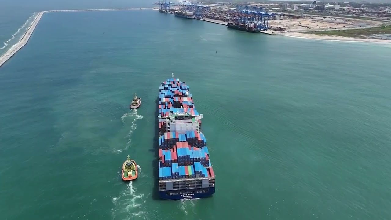 Drone Video of Kota Tema by Pacific International Lines (PIL)