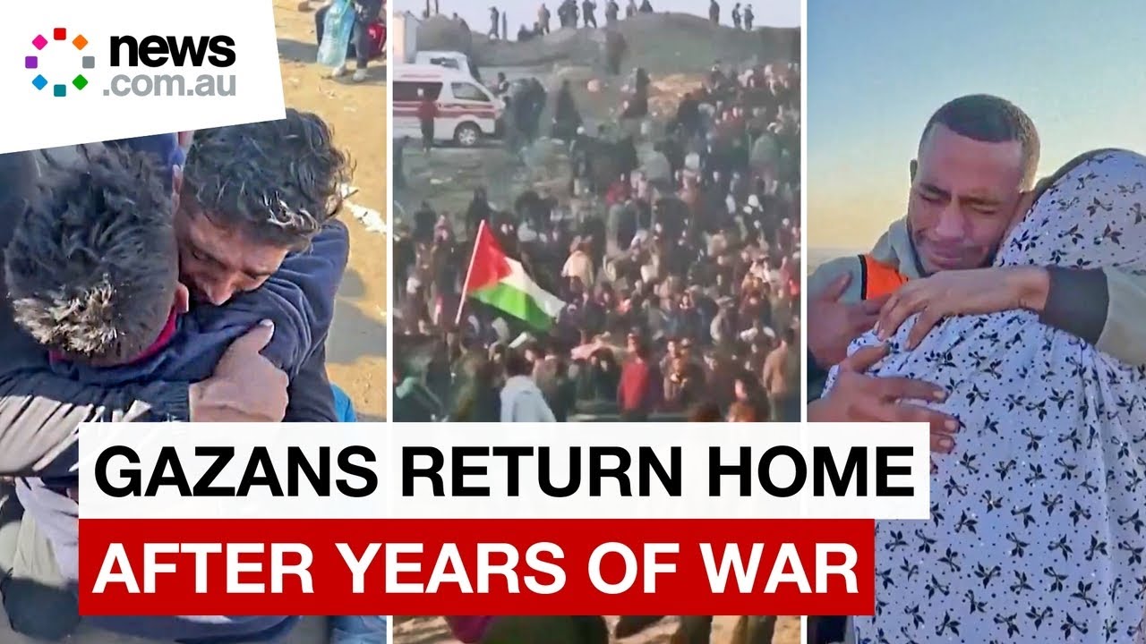 Gazans return home to the north after year of war