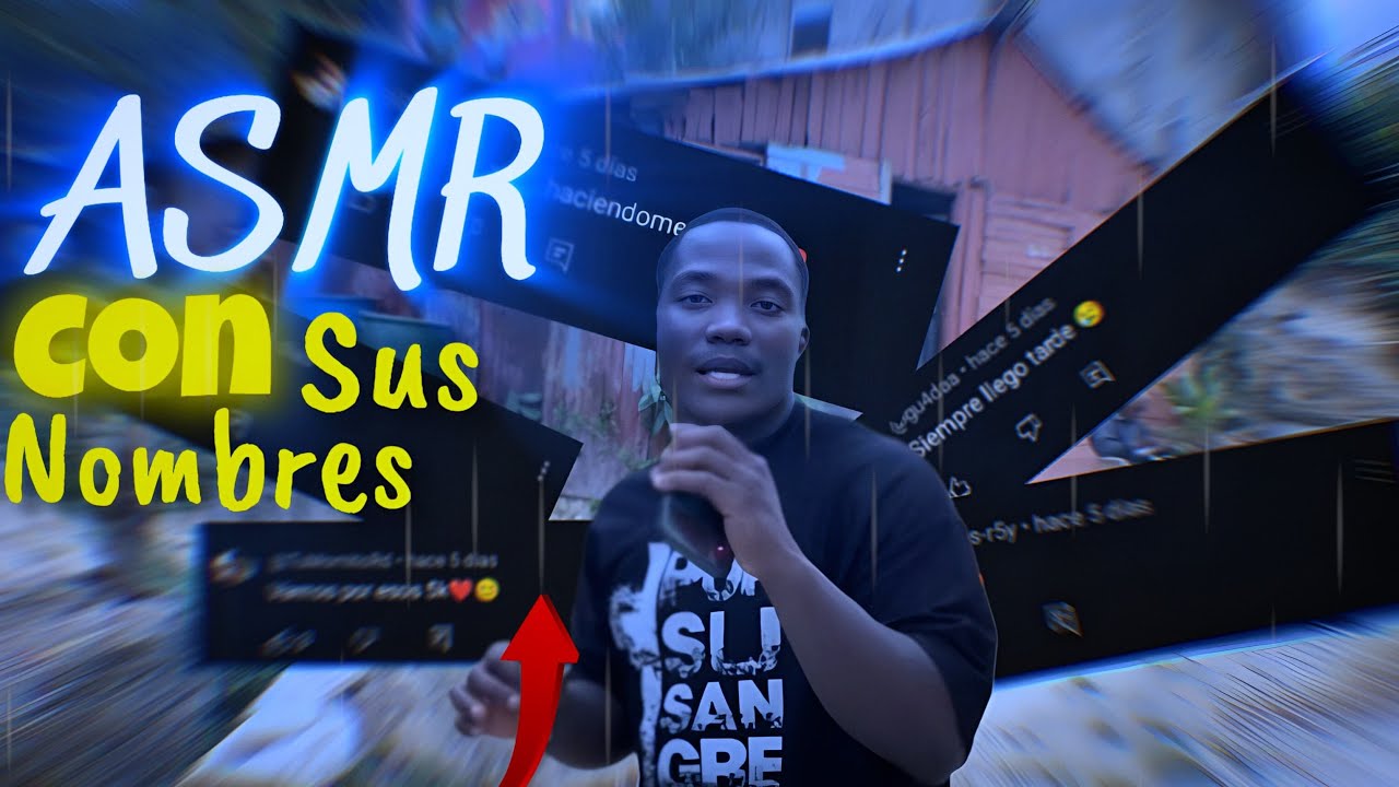 ❌HAGO ASMR CON TU NOMBRE EN LA CALLE , MUY RELAJANTE y PROFUNDO❌
