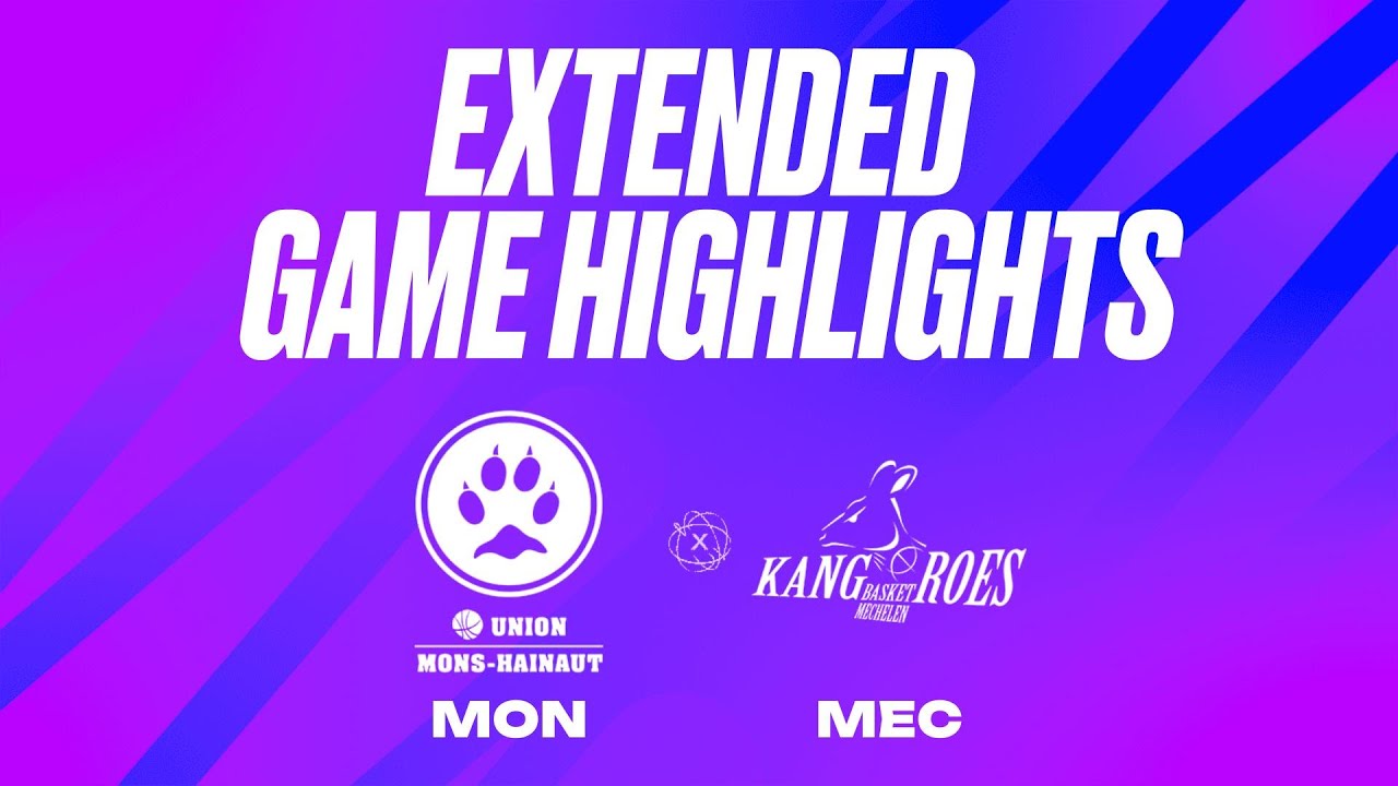Union Mons-Hainaut vs. Kangoeroes Basket Mechelen Extended Game Highlights