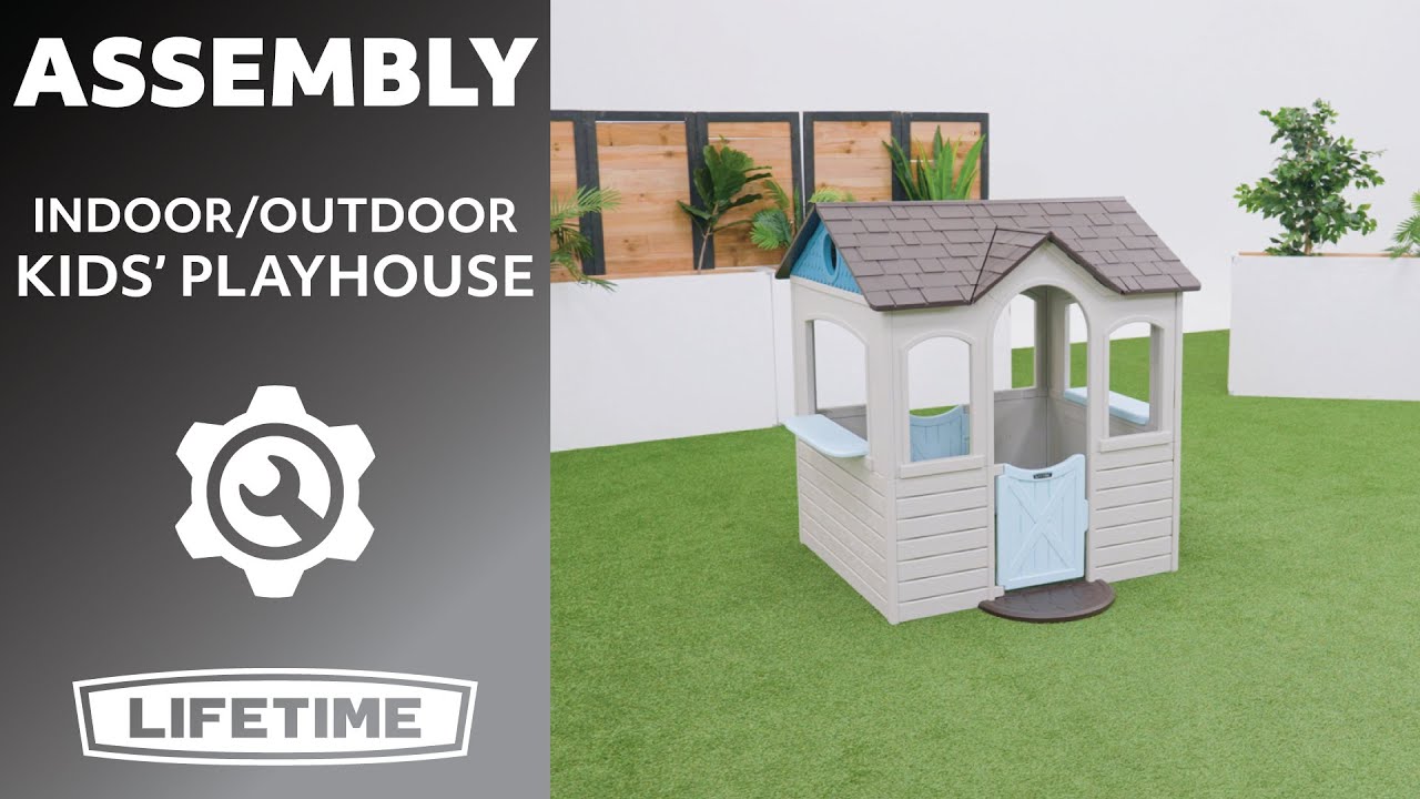 Lifetime Indoor/Outdoor Kids' Playhouse | Lifetime Assembly Video