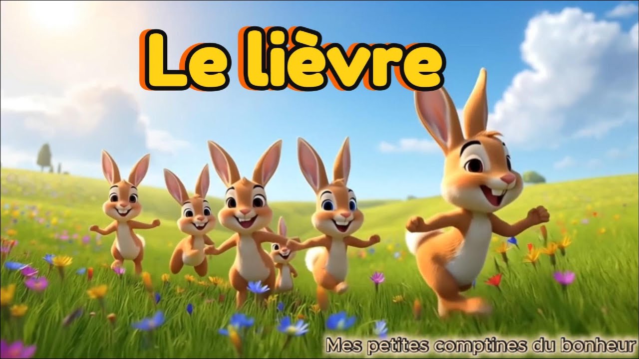 Le Petit Lièvre Pressé 🐇 | Comptine éducative pour enfants | Bouger et apprendre
