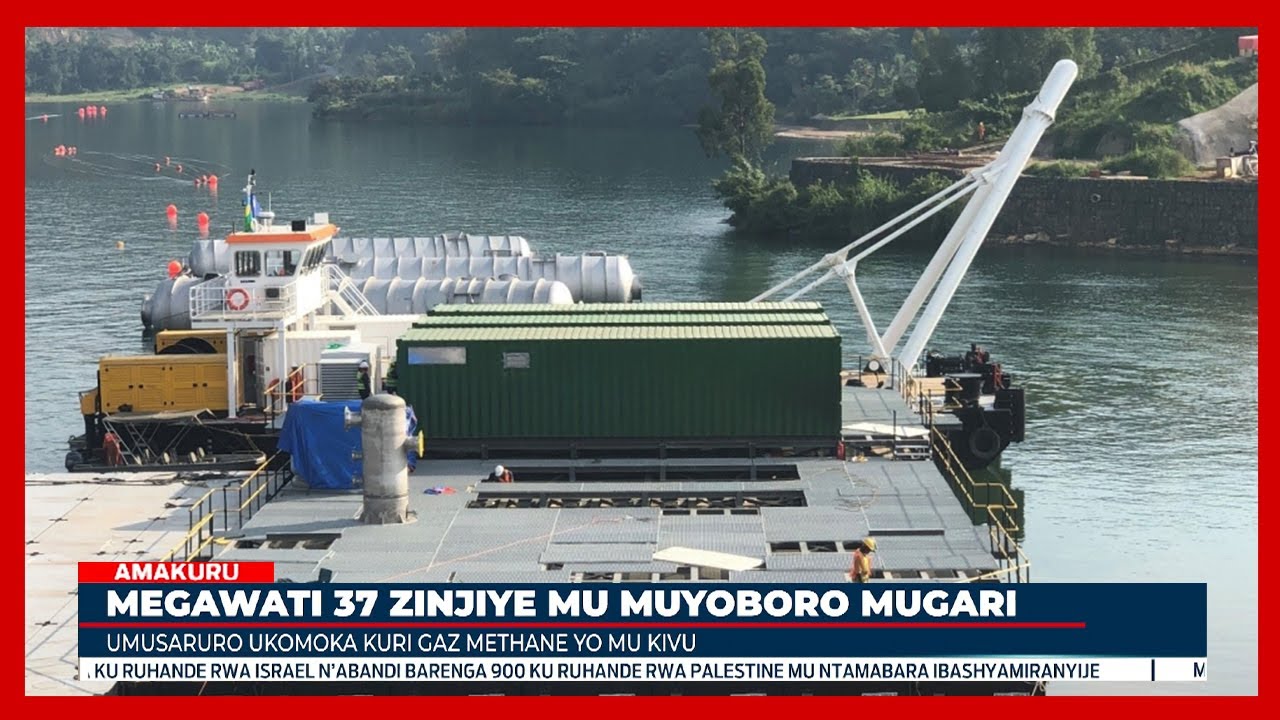 Rubavu: Imirimo yo kubaka uruganda rucukura Gaz Méthane igeze kuri 85%