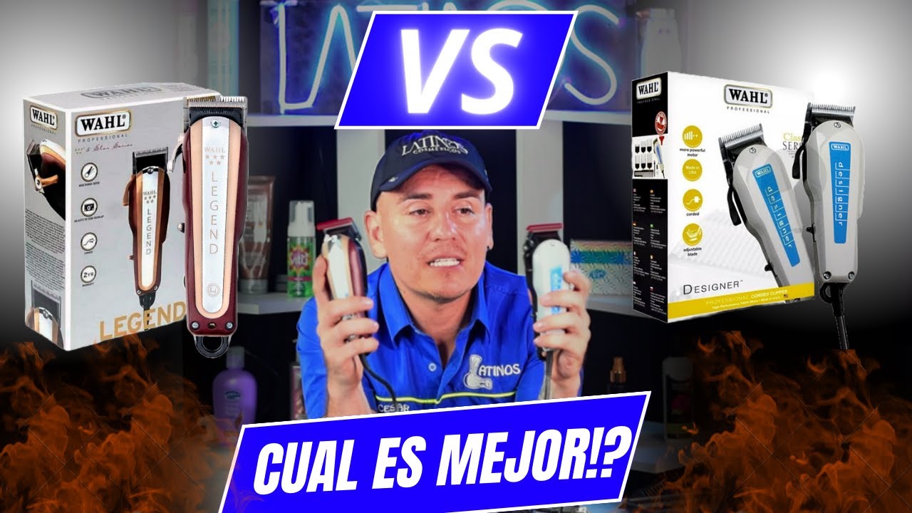 QUE MAQUINA DE CORTE DE CABELLO ES MEJOR!? WAHL Designer VS WAHL cinco estrellas Legend