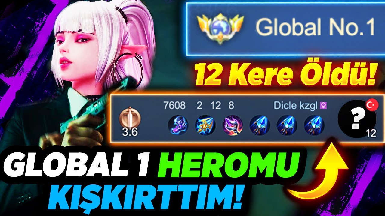 DELİLER GİBİ AGRESİF! GLOBAL 1 HEROMU KIŞKIRTTIM! 12 KERE ÖLDÜ!