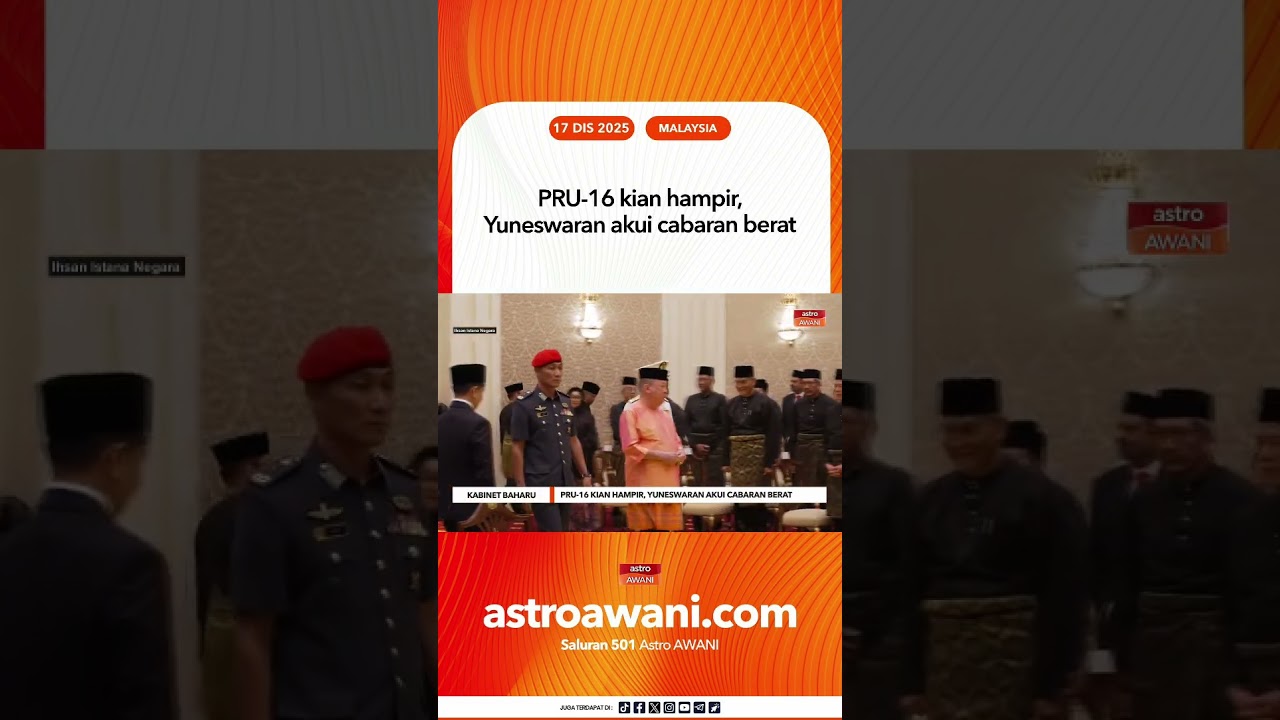 PRU 16 kian hampir, Yuneswaran akui cabaran berat
