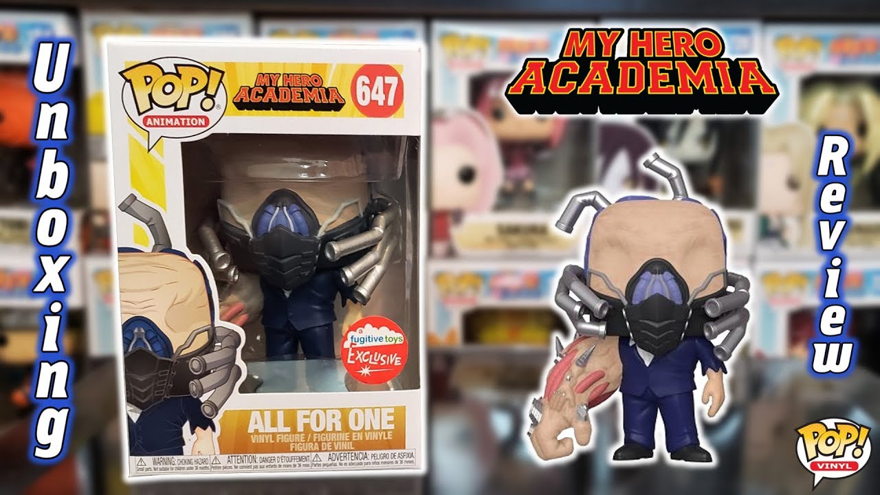 All For One Charged Fugitive Toys Exclusive Funko Pop Unboxing | My Hero Academia