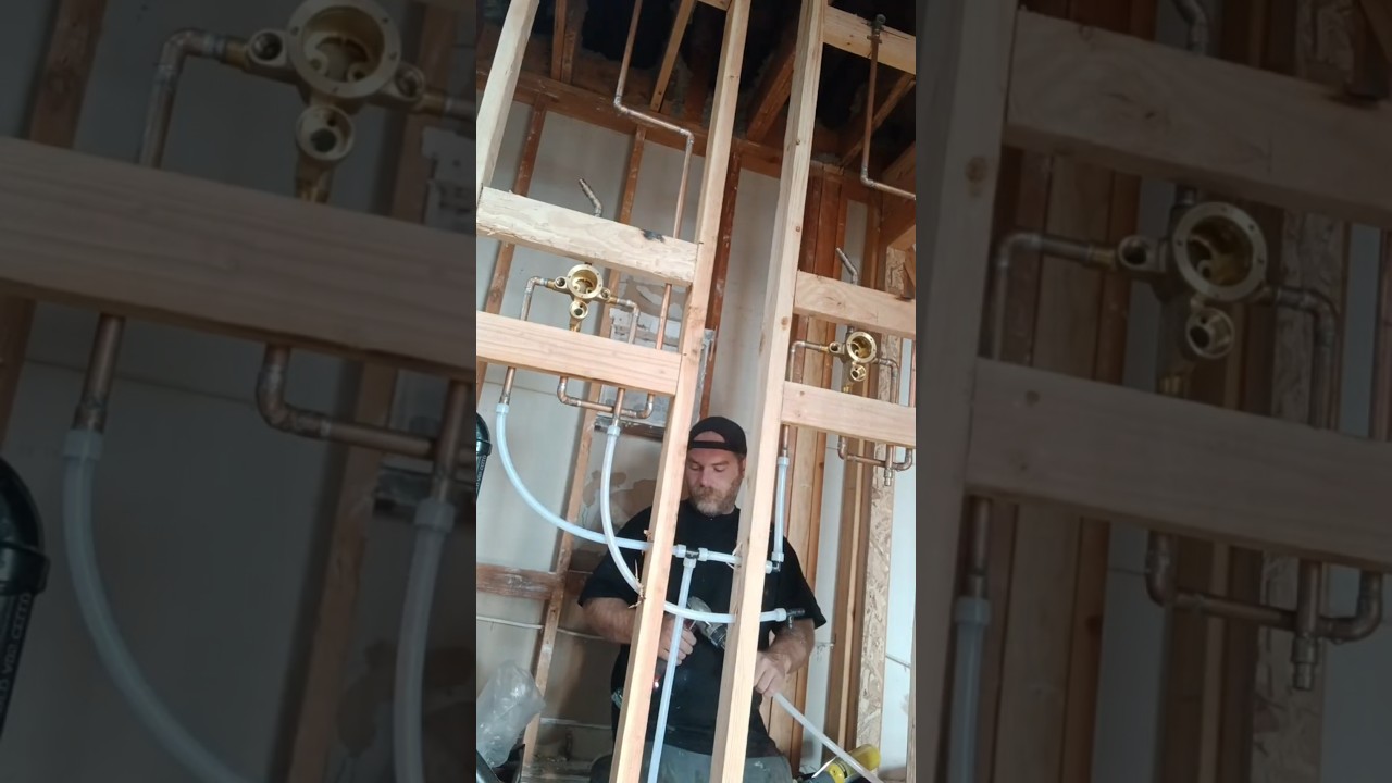 KOHLER SHOWER VALVES WITH BUILT-IN DIVERTERS ROUGH-IN #custom #plumbing #kohler #subscribe