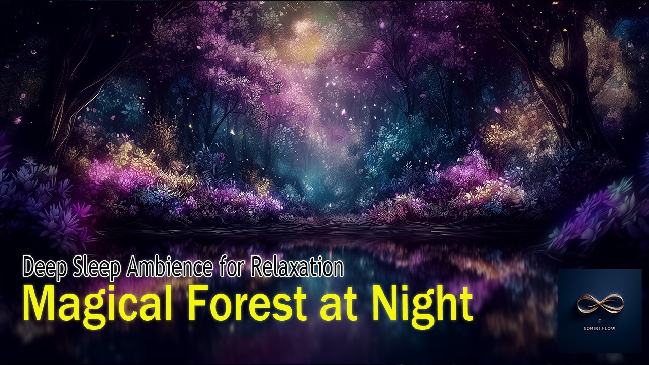 Magical Forest at Night | Deep Sleep Ambience for Relaxation