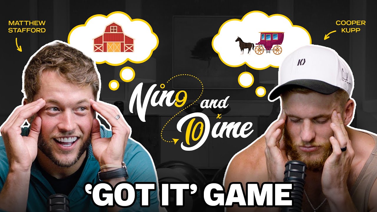 Matthew Stafford & Cooper Kupp Can't Hold It Together In Episode 5 of Nine & Dime 😂😂​