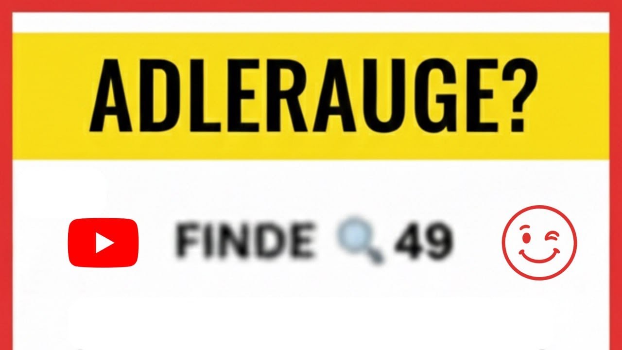 FINDE 49⚡️Konzentrationstest, Suchrätsel für Adleraugen LIVE #trending