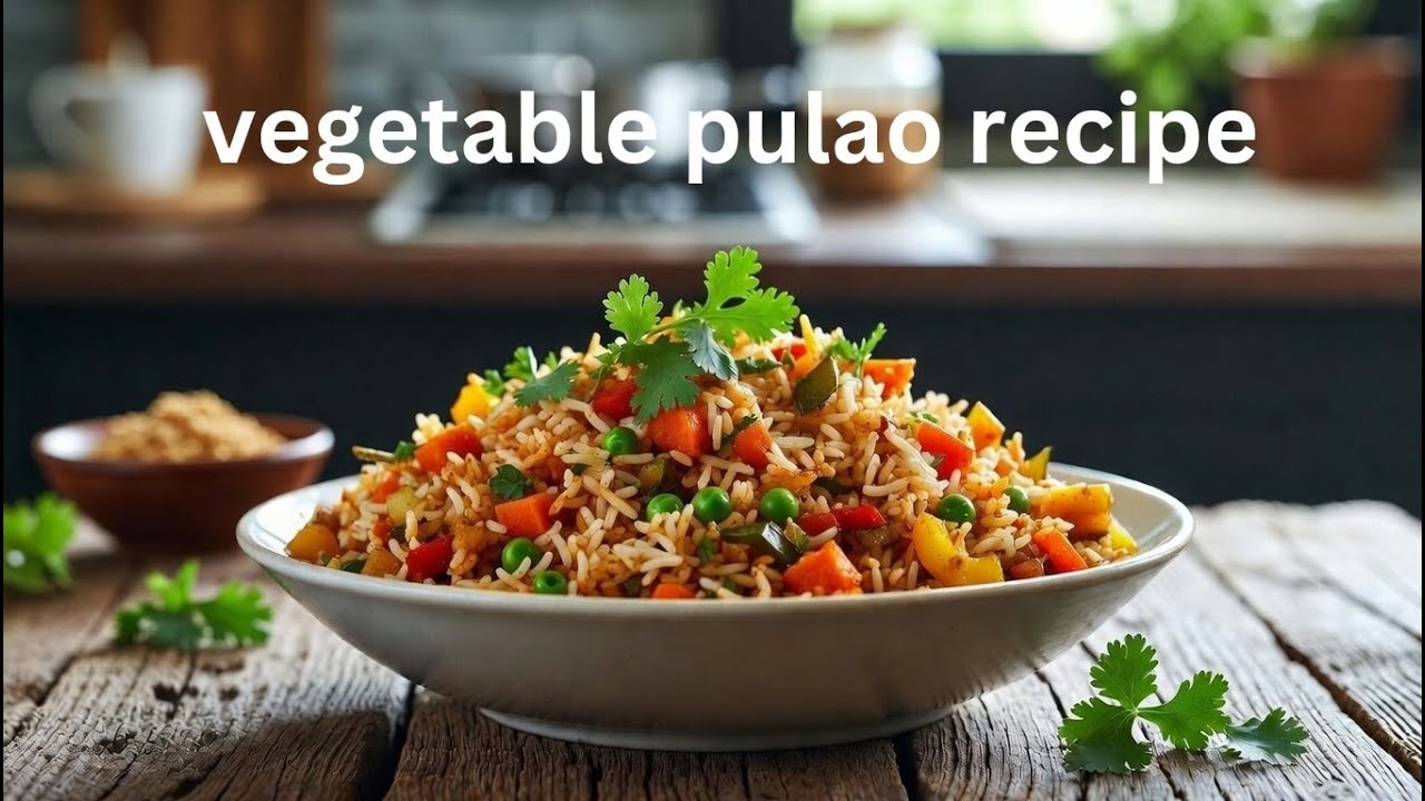 Vegetable pulao recipe| Cooking videos |Simple vegetable pulao recipe#happycookingtoyou #