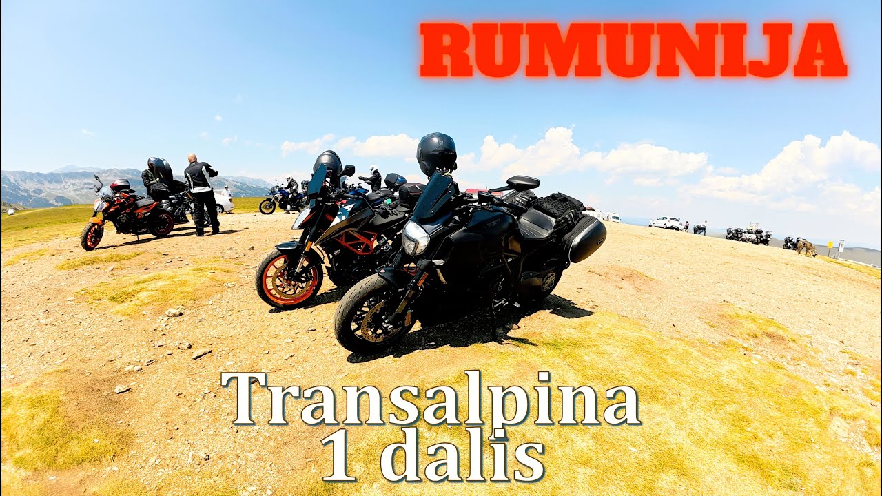 Kelionė motociklais. Rumunija. Transalpina kelias. 1 serija